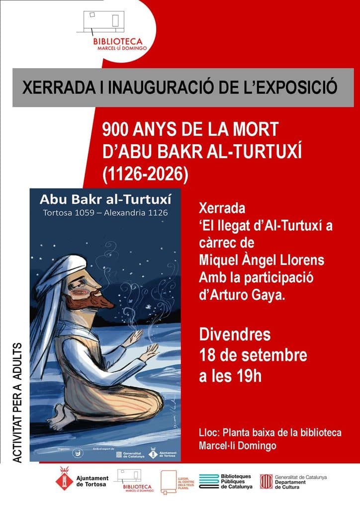 Exposició Abu Bakr al-Turtuxí – Biblioteca Marcel·lí Domingo