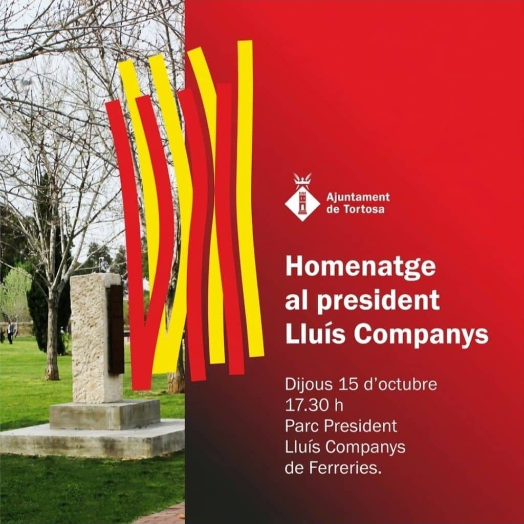 Homenatge a Lluís Companys a Tortosa