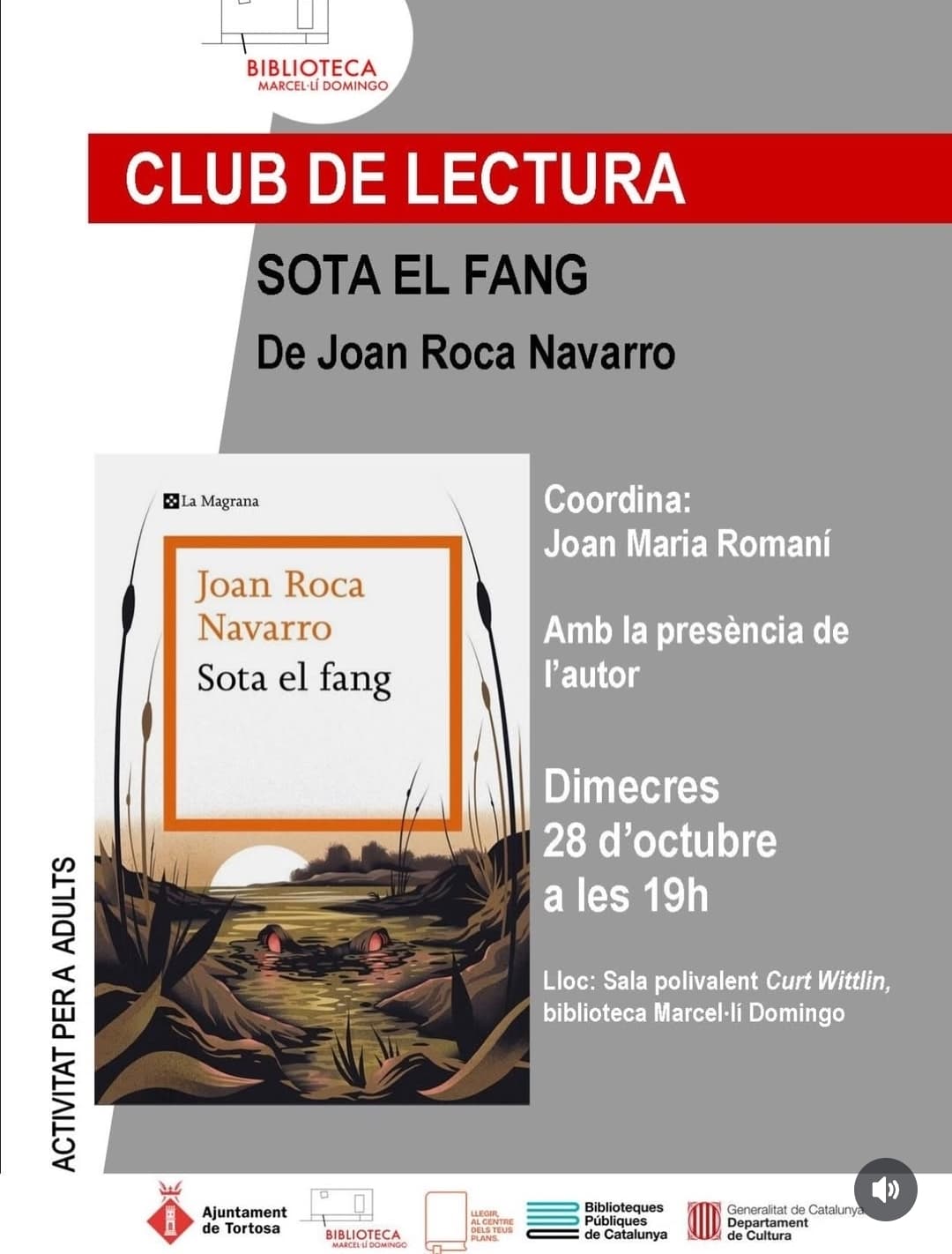 Presentació del llibre - Sota el fang